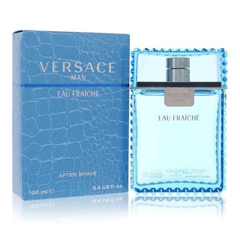 versace perfume can spray|Versace eau fraiche after shave.